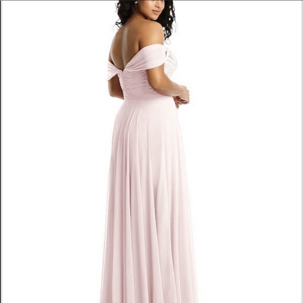 Dessy 2970 blush size 2 - Picture 2 of 7
